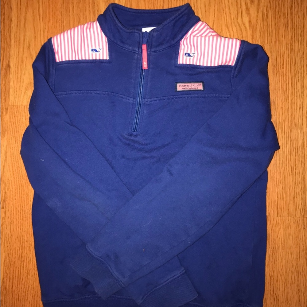 Vineyard Vines Girls Quarter Zip Pullover
